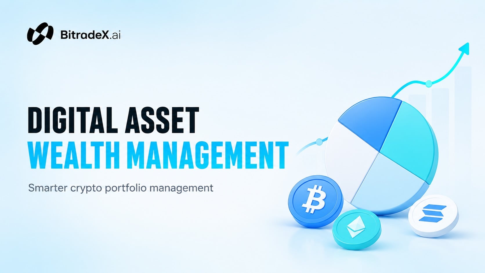 Crypto asset management growth visualization