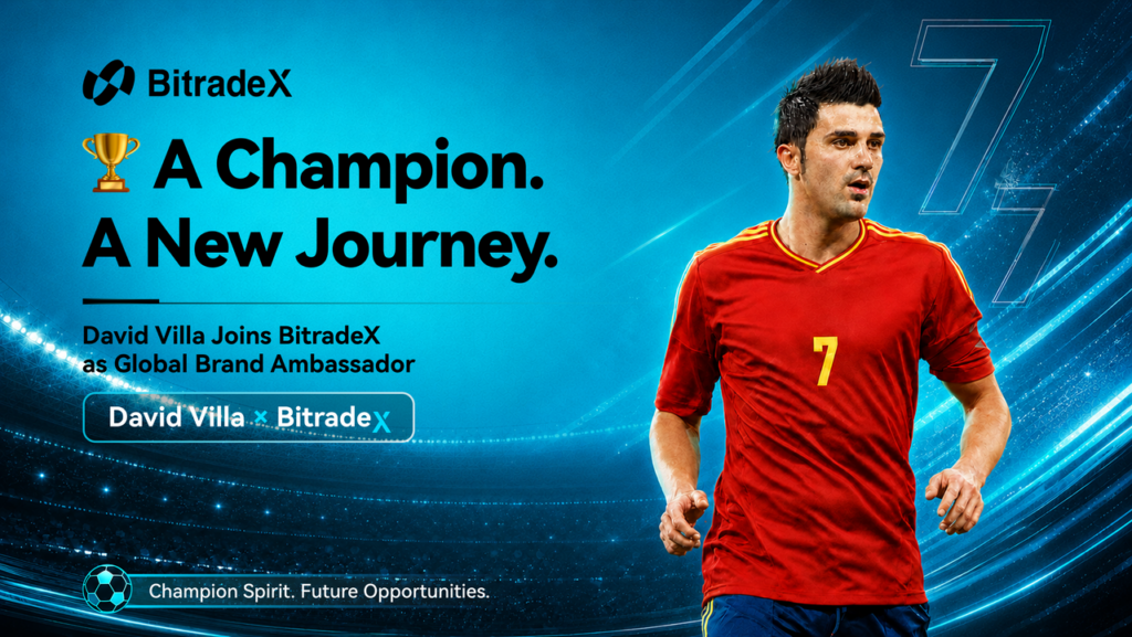 David Villa × BitradeX Official Announcement
