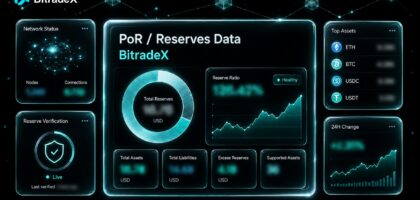 CoinMarketCap が BitradeX の準備金情報を収録