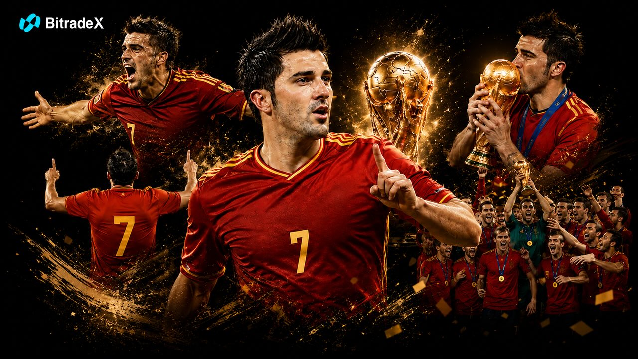 David Villa ワールドカップ名場面コラージュ